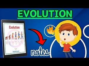 | Evolution | Class 12th| Biology chapter 6| Best NOTES | @Edustudy_point