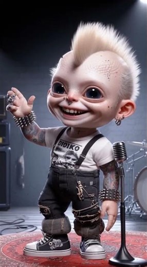 Spike is ready for some Punk Rock fun mixed with a little bit of mischief.