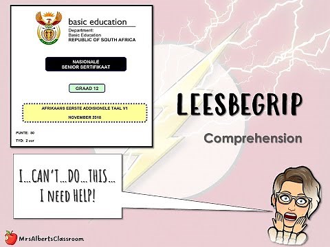 VRAESTEL 1 AFDELING A (Leesbegrip)