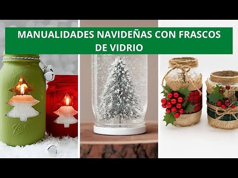 15 Easy Christmas Ornaments Made with Glass Jars