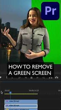 How to Remove A Green Screen Video in Adobe Premiere Pro