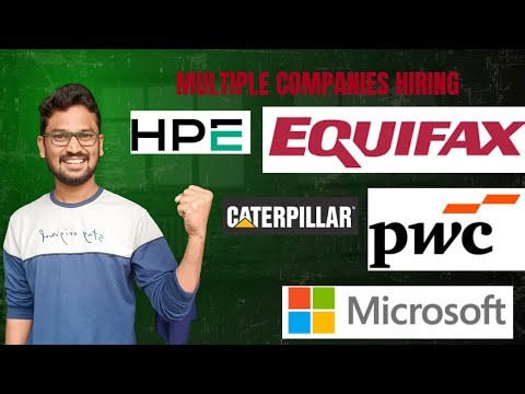🚨 MASS HIRING ALERT! Google, Microsoft, PwC, NTT Data & Equifax Hiring NOW | Freshers & Experienced