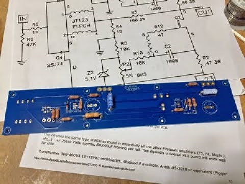 Robert Builds the Nelson Pass F6 Amplifier part 1