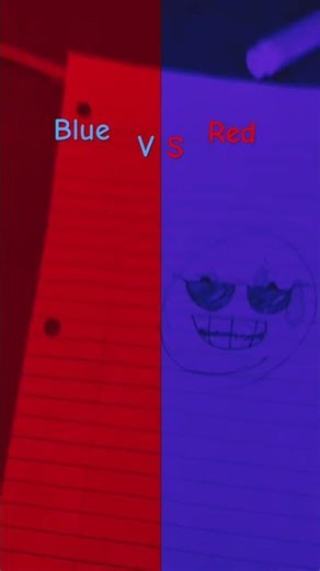 Blue vs Red #art #artist #trending #popular #funny