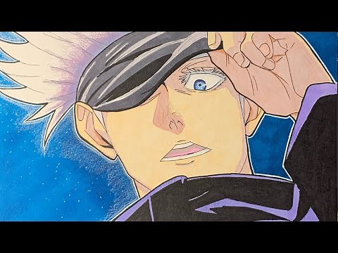 HOW TO DRAW GOJO SATORU‼️ | Step By Step Tutorial EASY‼️ | Jujutsu Kaisen