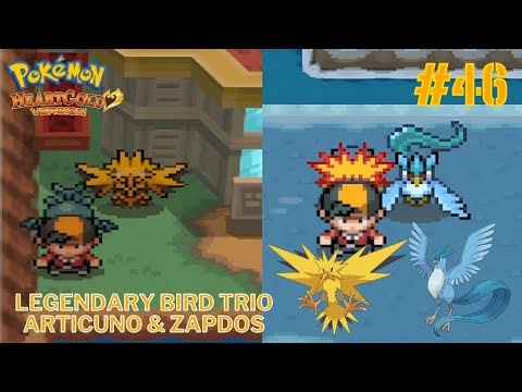 Legendary Bird Trio Articuno & Zapdos | Pokémon HeartGold (2025) Gameplay #46