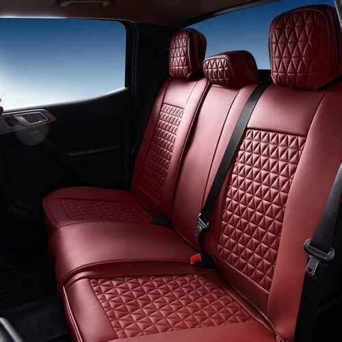 2025 Toyota Prius Seat Cover Solutions Luxury Semi-Custom Seat Covers - Eco-Leather - Front and Rear