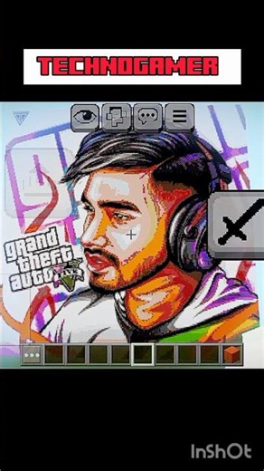 Title: 🔥 TechnoGamer Pixel Art in Minecraft! 🎨 | Tribute Build in MCPE/Bedrock