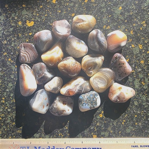Tumbled Botswana Agates - Botswana, Africa - 100% Natural - Etsy