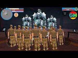 Real Gangster Crime #Soliders vs Robots | by Naxeex Studio | Android GamePlay HD