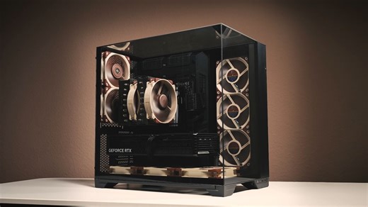 极致黑装：联力 O11 Vision、猫头鹰助力，酷睿 i7 14700K 与 RTX4080 无光装机全攻略