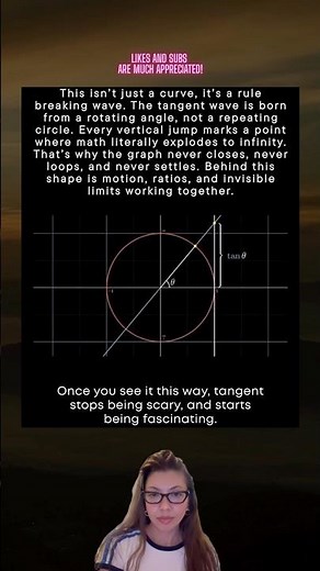 Why the Tangent Wave Blows Up to Infinity