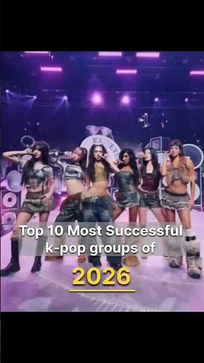 Top 10 Most Successful K-pop Groups of 2026 🔥👑#kpop #bts #blackpink #shorts ##seventeen #skz #twice