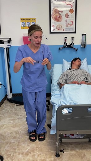 20K views · 200 reactions | Nurse tries to get a date! #nurse #funny #drama | Justine Kameron | Facebook