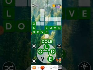 Wordscapes, level 13 to 15