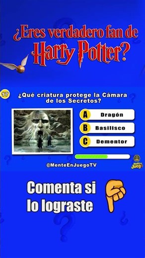 Harry Potter Quiz | ¿Sos un verdadero fan? – Pregunta #17 ⚡