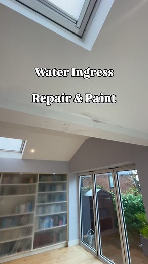 Learn how to deal with a stained ceiling, my way…. #cwdecorating #painting #diy #ceilings #femaledecorator Link to stain block used in this reel ⬇️ https://amzn.to/3WVAAGJ | Candice Whitling - Painting & Decorating