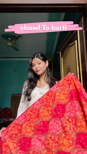 “Outfit from a Shawl ✨” #fashion #fashioncreator #diyfashion #dressmaking #shorts