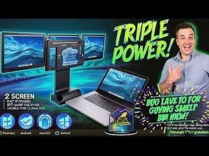 Mobile Pixels Trio Max Review: Triple Portable Monitors for Enhanced Productivity