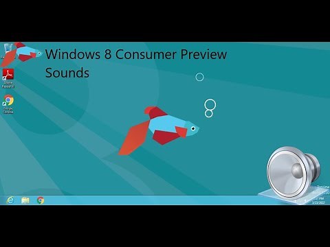 Windows 8 Consumer Preview Sounds