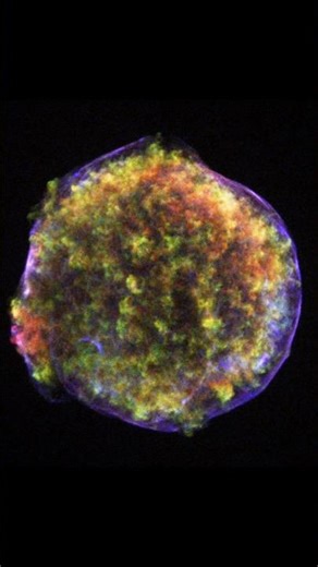 The Tycho Supernova, Death of A Star, #shorts