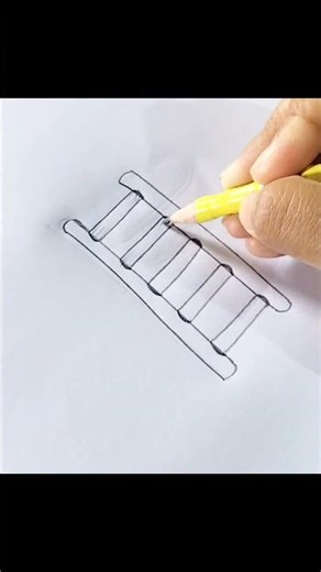 Ladder Drawing Tutorial #shorts #drawing #art #howtodraw #sketch