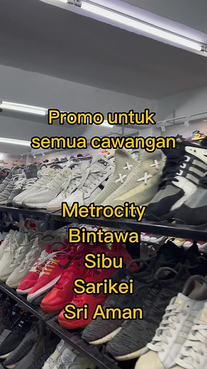 Ada peminat kasut x kat sitok? Wajib tengok video tok sampe habis! #redbundlemetrocity #lubukmenyelampalingdalam #bundlesarawak #redbundlebintawa #thriftshop #thriftmurah #fyp
