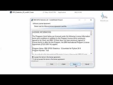 Downloading and Installing IBM SPSS Statistics 24 on Windows