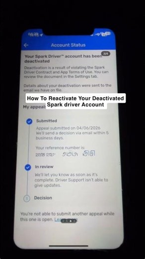 How To Reactivate Your Deactivated Spark driver Account #reactivate #deactivated