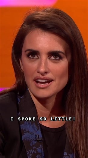Penelope Cruz wasn't always good at speaking English 💀 #GrahamNorton #PenelopeCruz | The Graham Norton Show