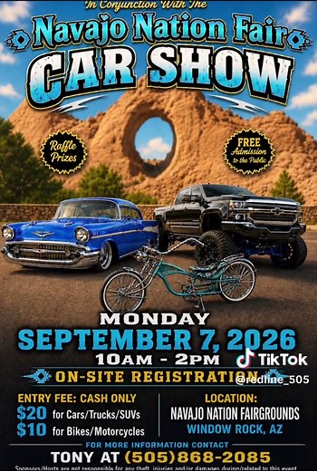 Navajo Nation Fair Car Show 2026 - Car Show Details & Invitation