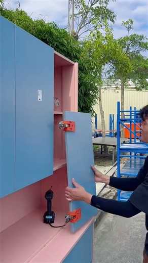 🛠️ Precision hinge jig tool for fast and perfectly aligned cabinet #tools #carpentry #cabinet