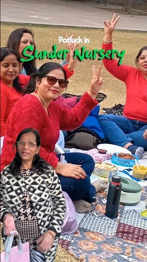 Potluck Party In Sunder Nursery | easy recipe for potluck #recipe #ideas #ytshorts #party #picnic