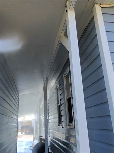 Vinyl Siding Cleaning🫧 #pressurewashing #softwash #satisfying #asmr #localpressurewashing