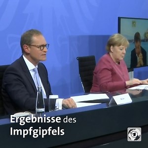 Bundeskanzlerin Merkel betonte, es solle kein "indirekter Zwang für Eltern entstehen", ihre Kinder zu impfen. Es gebe keine Corona-Impfpflicht. | tagesschau