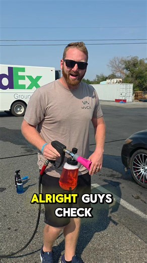 2.3K reactions · 53 shares | The fastest way to wash your car in 2025 #fyp #howto #satisfying #diy | Ryan Getsinger | Facebook