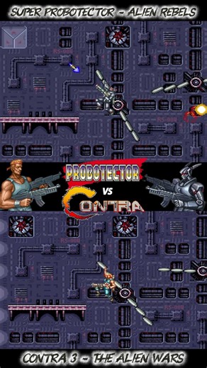 Regional Differences Contra vs Probotector