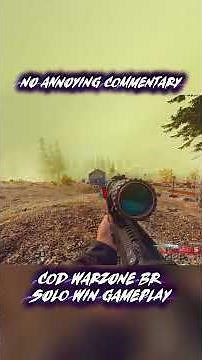 COD WARZONE BR SOLO WIN GAMEPLAY