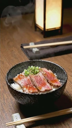 luxury japanese wagyu bowl 🥩🍚✨