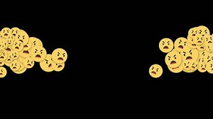 Angry Smile Emoji Emoticon Animated Stock Footage Video (100% Royalty-free) 1106220909 | Shutterstock