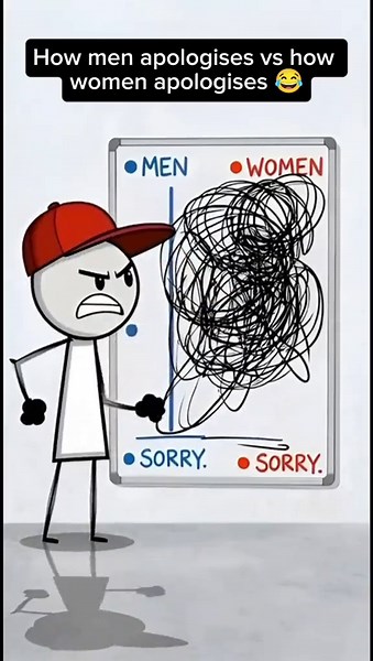 Differences in How Men and Women Apologize