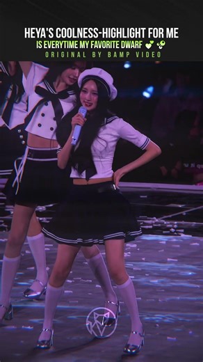 HEYA's coolness-highlight for me is everytime my favorite dwarf 💕🫧 | IVE HEYA 260321 fancam