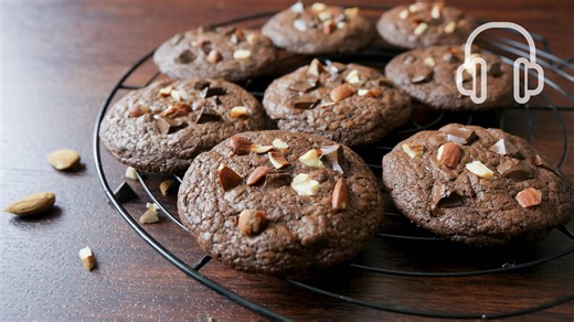 Double chocolate chunk cookies: Easy recipe