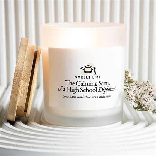 High School Grad Gifts for Him Her, Congrats Grad, Graduation Party Favor, High School Senior Gifts, Soy Candle, Graduation Candle - Etsy
