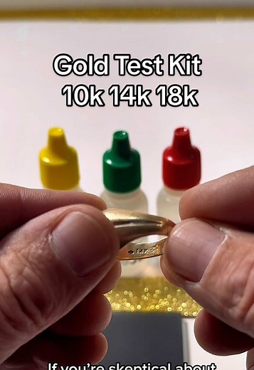 Gold Testing Kit for 10k, 14k, and 18k Jewelry