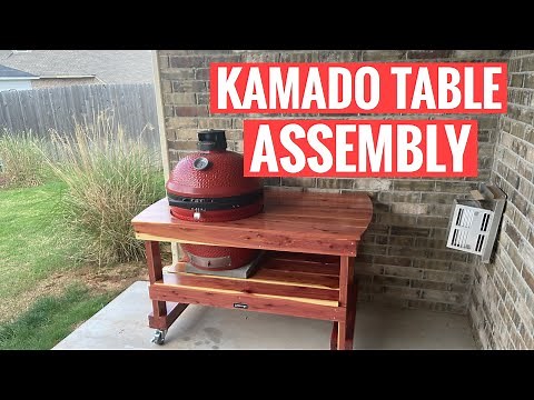 How to assemble the JJ George Kamado Joe Table | JJ George Table Assembly