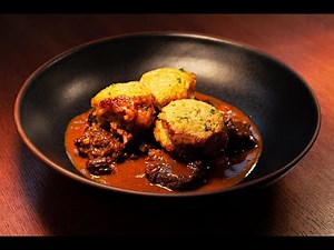 Welsh Beef Ox Cheek Casserole with Welsh Cheddar Dumplings by Tom Simmons