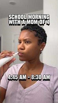 SCHOOL MORNING ROUTINE WITH A MOM OF 4 #sahmomlife #spendthemorningwithme #morningroutine #momvlog