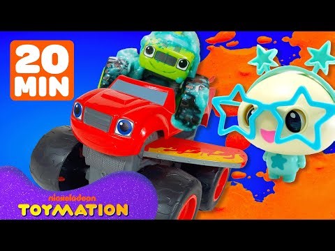 Dumplings Rescue Blaze with a Lasso + More Toy Rescues! | 20 Minute Compilation | Toymation