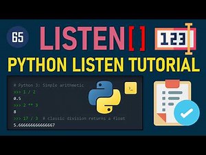 📘 Python Listen Tutorial Deutsch – Alles was du wissen musst!